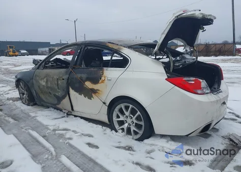 2012 Buick Regal Gs z USA, uszkodzony, nr VIN 2G4GV5GV3C9164444